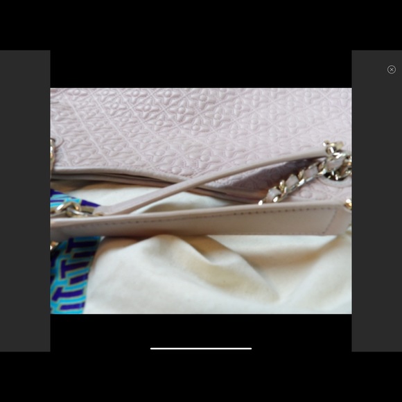 Tory Burch Bryant Quilted leather floral tote - Picture 5 of 8